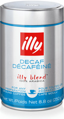 Illy Decaf mletá káva bez kofeinu 250 g
